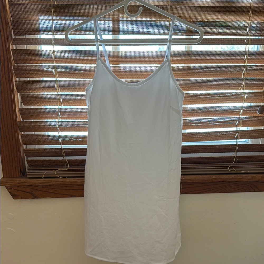 Women's White dress with shorts
